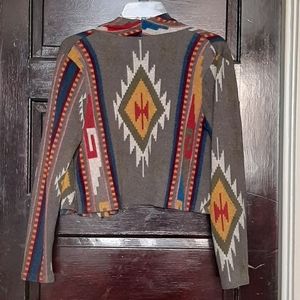 Cute wrap sweater-excellent condition